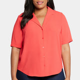 Short Sleeves Gabrielle Blouse