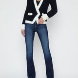 Georgia Contrast Cardigan Blazer