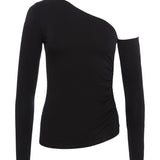 Hattie Long Sleeve One Shoulder Top