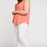 Sleeveless Perfect Tee In Plus Size