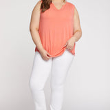 Sleeveless Perfect Tee In Plus Size