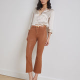 Kendra High-Rise Crop Flare Pants