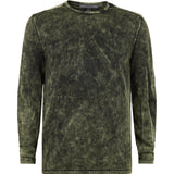 Walter Long Sleeve Crew Neck in Marble Wash