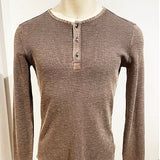 Nashville Waffle Henley in Fadeaway Wash