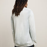 Hays Long Sleeve Mercerized Cotton Crew With Fog Wash