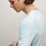 Hays Long Sleeve Mercerized Cotton Crew With Fog Wash