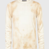 Hays Long Sleeve Mercerized Cotton Crew With Fog Wash