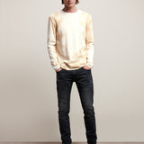 Hays Long Sleeve Mercerized Cotton Crew With Fog Wash