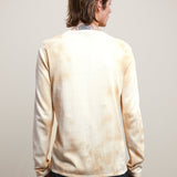 Hays Long Sleeve Mercerized Cotton Crew With Fog Wash
