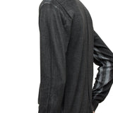 Long Sleeve Silk Blend Magic Wash Vee