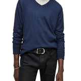 Long Sleeve Silk Blend Magic Wash Vee
