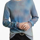 Long Sleeves Mercerized Cotton With Spray Dye