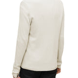 Regular Fit Long Sleeve Merino Silk Crew with Textured Stitch