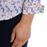 Blue Hawaiian Long Sleeve Shirt