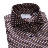 Brushed Twill Casual Sartorial Shirt