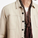 Bushwick Long Sleeve Diagonal terry Jacket
