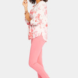 Floral Pintuck Blouse