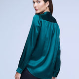 Bianca Band Collar Blouse