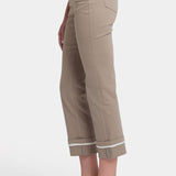 Marilyn Straight Ankle Wide Cuff Pants