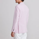Seersucker 2-Button D-Constructed Shirt Jacket