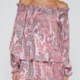 Ariela Off Shoulder Long Sleeves Blouse