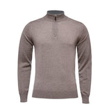 Light Gauge Taupe High-Neck with Zipper