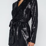 Jordana Wrap Belted Blazer