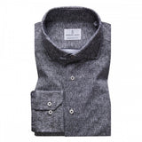 Black & White Solid Modern 4Flex Stretch Knit Shirt