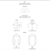 Blue & White check Twill Luxury Sport Shirt