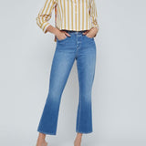 Fawn Scarf Back 3/4 Sleeves Blouse