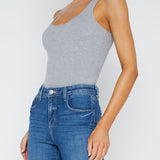 Nica Scoop Neck Tank Bodysuit