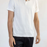 Zion Short Sleeves Jacquard Dye Polo