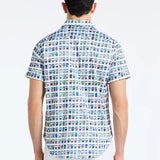 Paradis Portal Short Sleeve Button Down Shirt - Multi