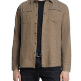 Dario Shirt In Brushed Melange Twill