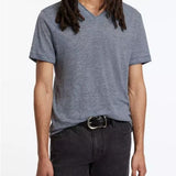 Wooster Regular Fit Short Sleeves V Neck with Melange