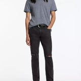 Wooster Regular Fit Short Sleeves V Neck with Melange
