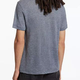 Wooster Regular Fit Short Sleeves V Neck with Melange