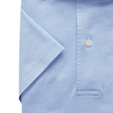 Textured Jacquard Luxe Short Sleeves Knit Polo