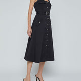 Tazia Scoop Neck A-line Dress