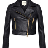 Onna Cropped Biker Jacket