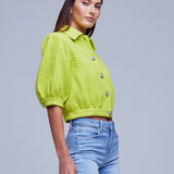 Cove Crop Short Sleeve Jacket