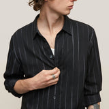 NYE Classic Fit Shirt With Regular Collar Partial Placket