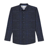 Irving Long Sleeve Button-Down Shirt - Navy