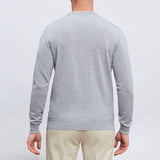 Light Grey Light Gauge Crew Neck