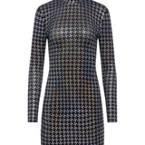 Cher Turtleneck Long Sleeve Dress