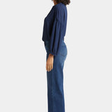 Teresa Wide Leg Ankle Jeans