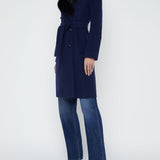 Tristan Belted Fur Color Coat