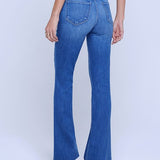 Sera High-Rise Sneaker Flare Jeans