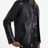 Baxter Jacket- Seamed Moto Zipper Details