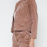 Janelle Slim Raw Jacket